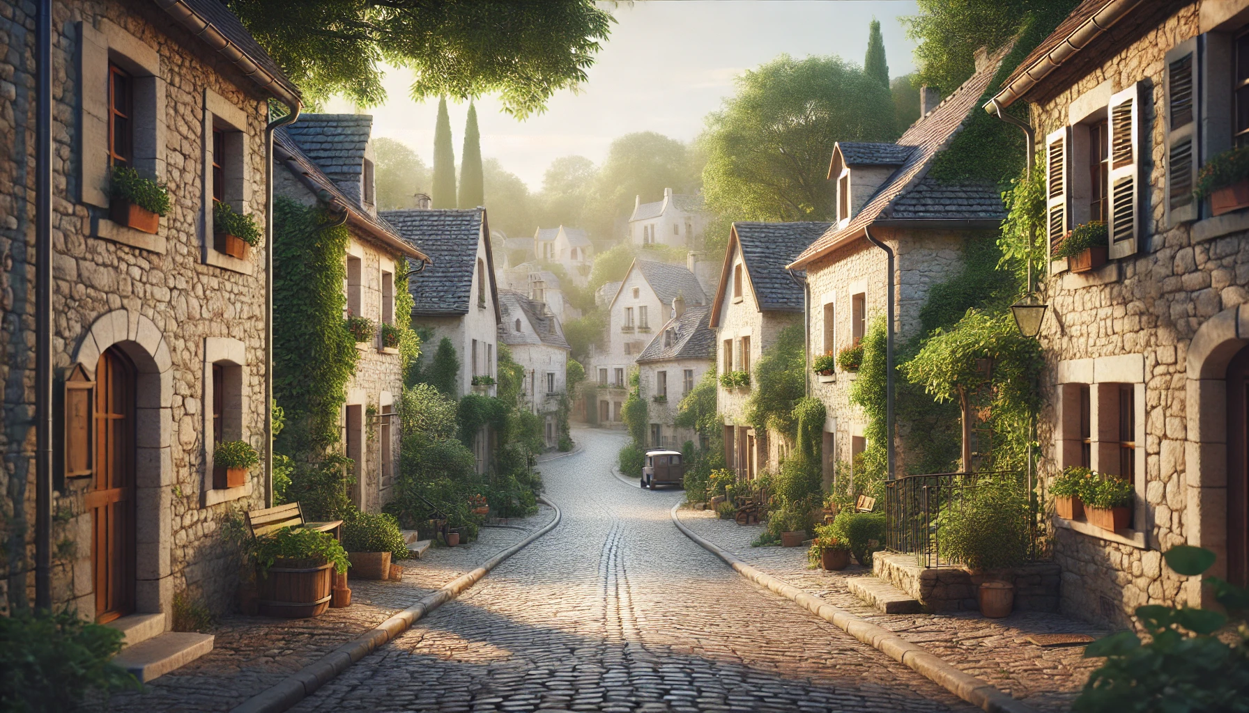 DALL·E 2025 04 21 20.00.47 A realistic horizontal image of a peaceful European village ideal for introverted solo female travelers. The scene includes charming cobblestone stre pulsenaweb
